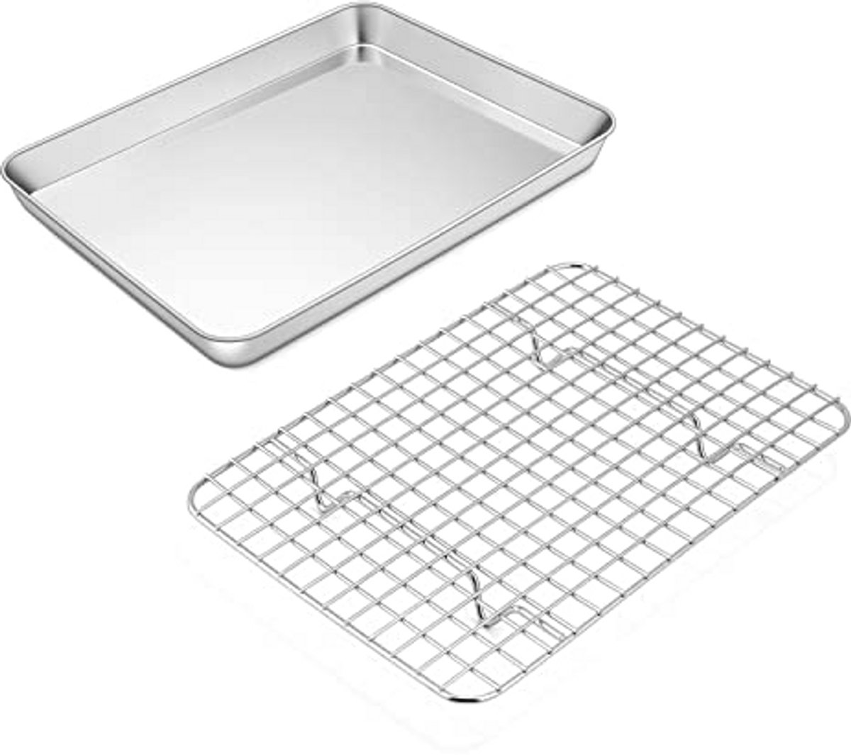 Bakplaat met Afkoelrooster Set van 2 - Gezond en Duurzaam Kookgerei