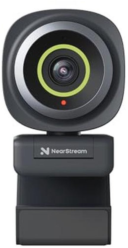 Webcam 1080p 60fps met microfoon, streaming autofocus en instelbare FOV, USB Plug and Play