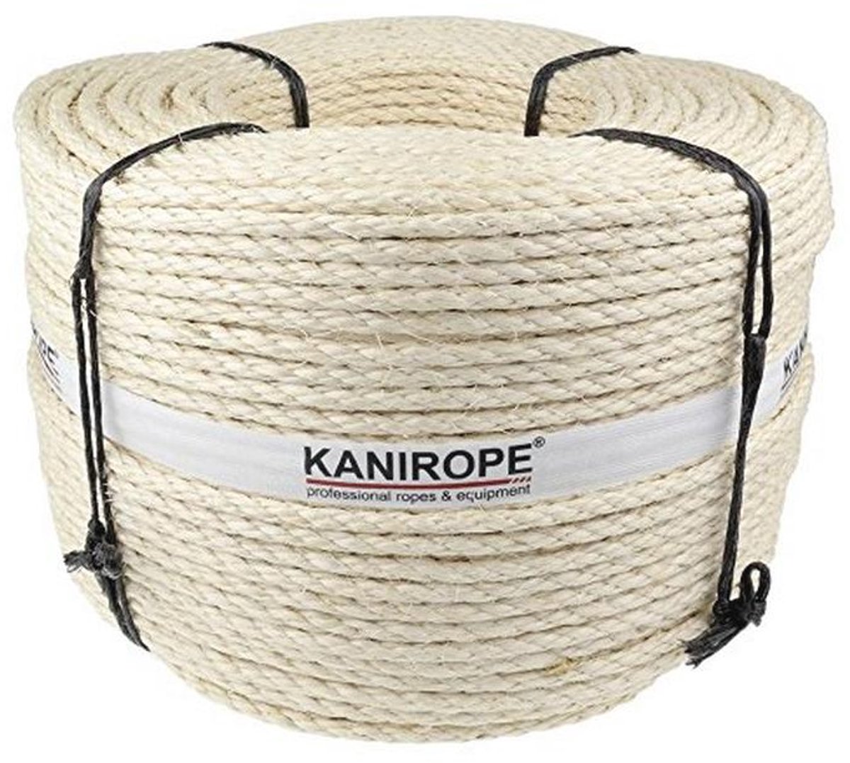 Sisal Touw 5mm 100m 3-laags Gedraaid voor Creatief Gebruik en Boottouwen