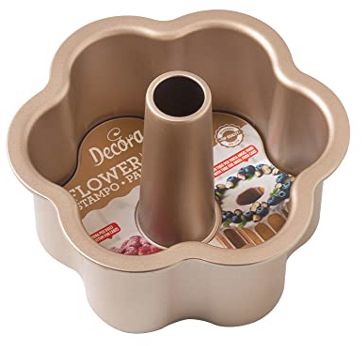 Angel Food Bakvorm Ø 22 x 10 cm met Afneembare Bodem voor Taarten