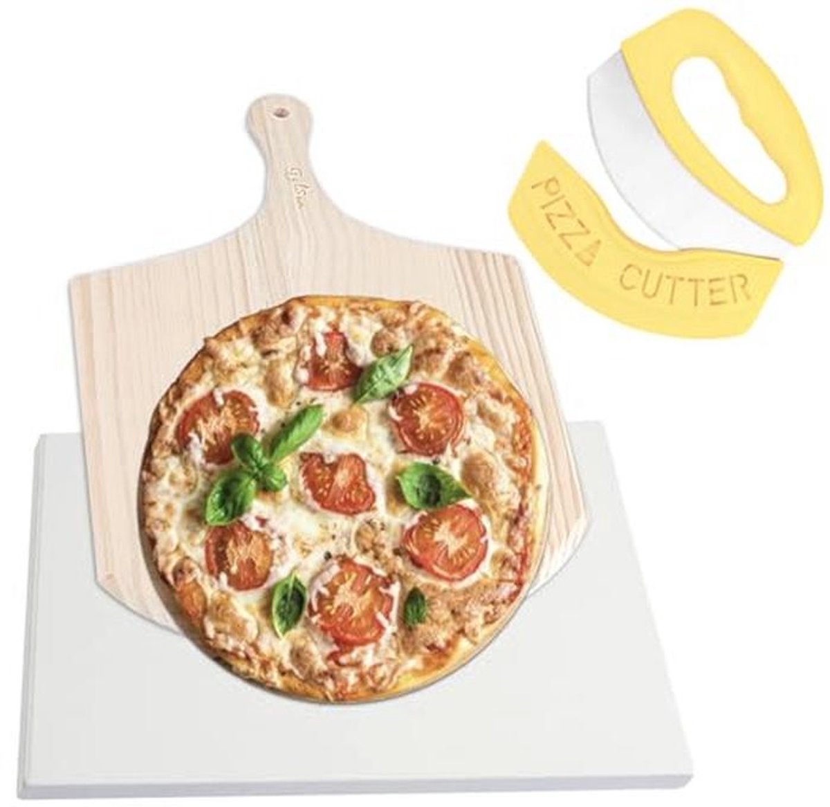 Rechthoekige Pizzasteen 15 x 12 inch voor Oven en BBQ