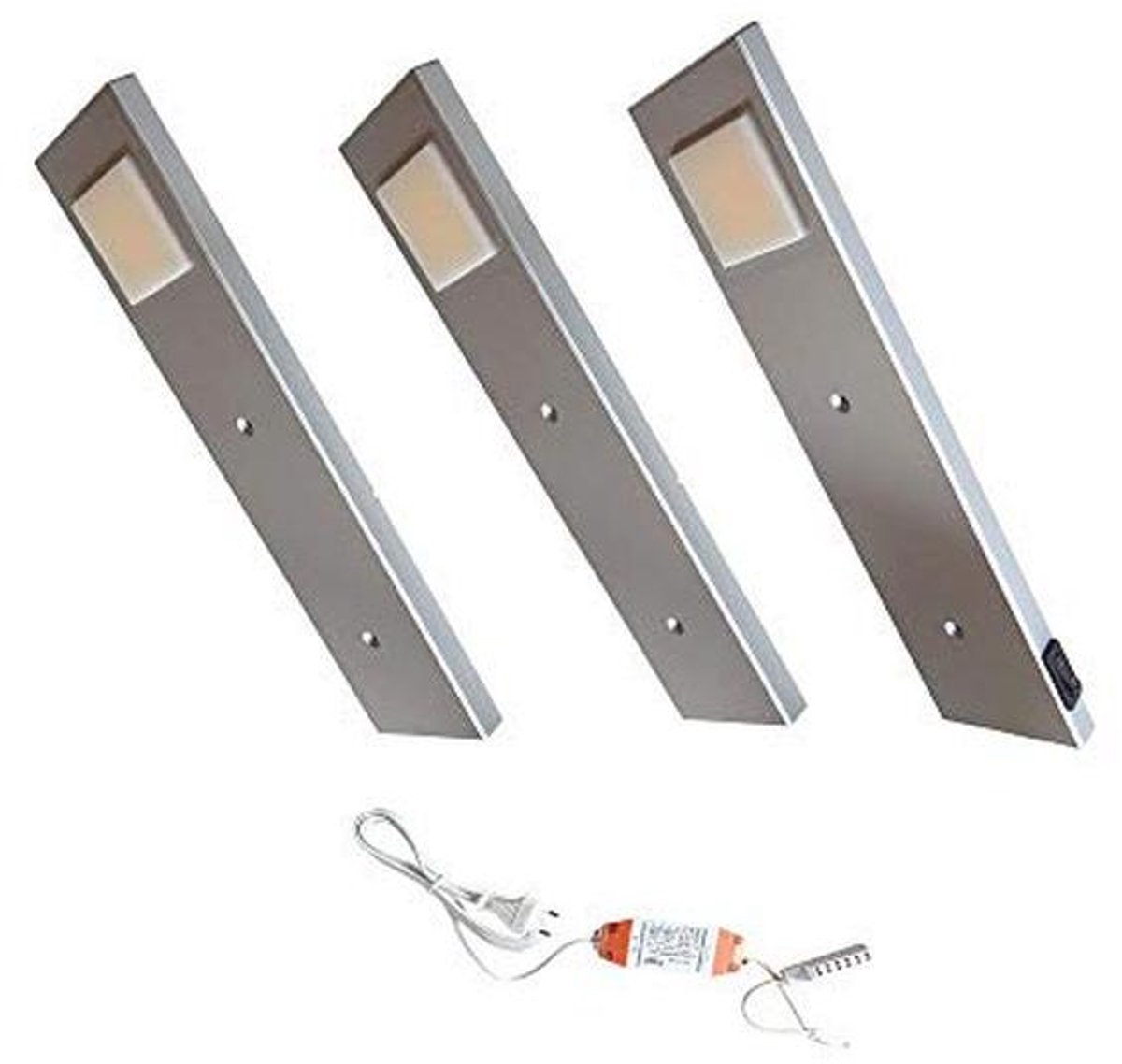 LED inbouwlamp voor keuken en meubelverlichting - warm wit licht met schakelaar