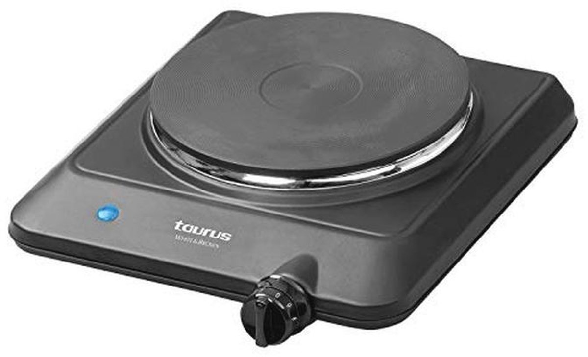 Draagbare Elektrische Kookplaat 1500 W Instelbare Temperatuur 9 Niveaus 18 cm Diameter voor Thuisgebruik