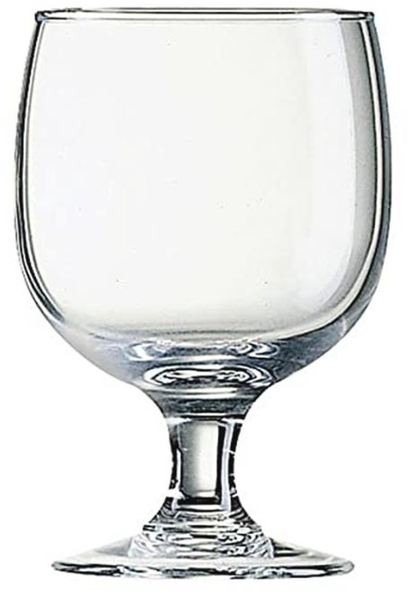 Transparante drinkglazen set van 12 - 190 ml waterglas of sapglas