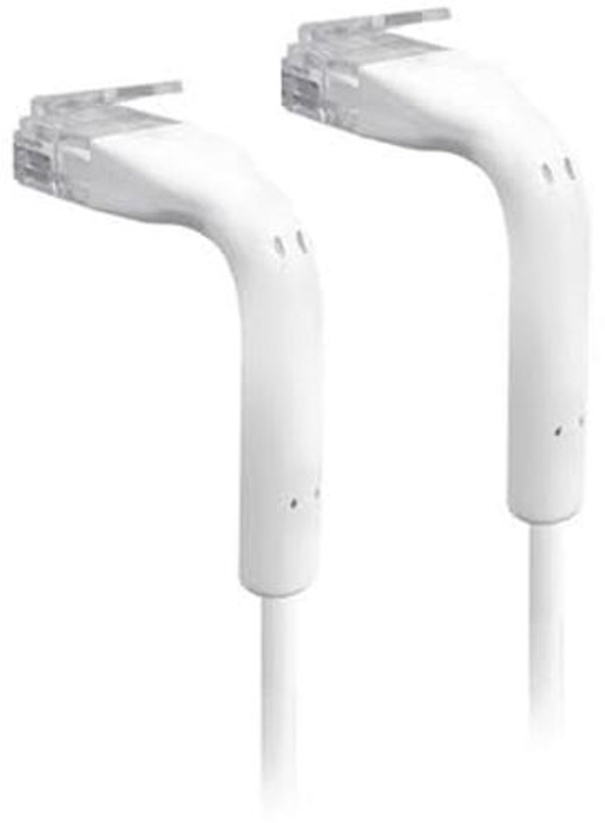 Ethernet Patch Netwerkkabel 0,22 m Cat6 Wit - Betrouwbare Verbinding