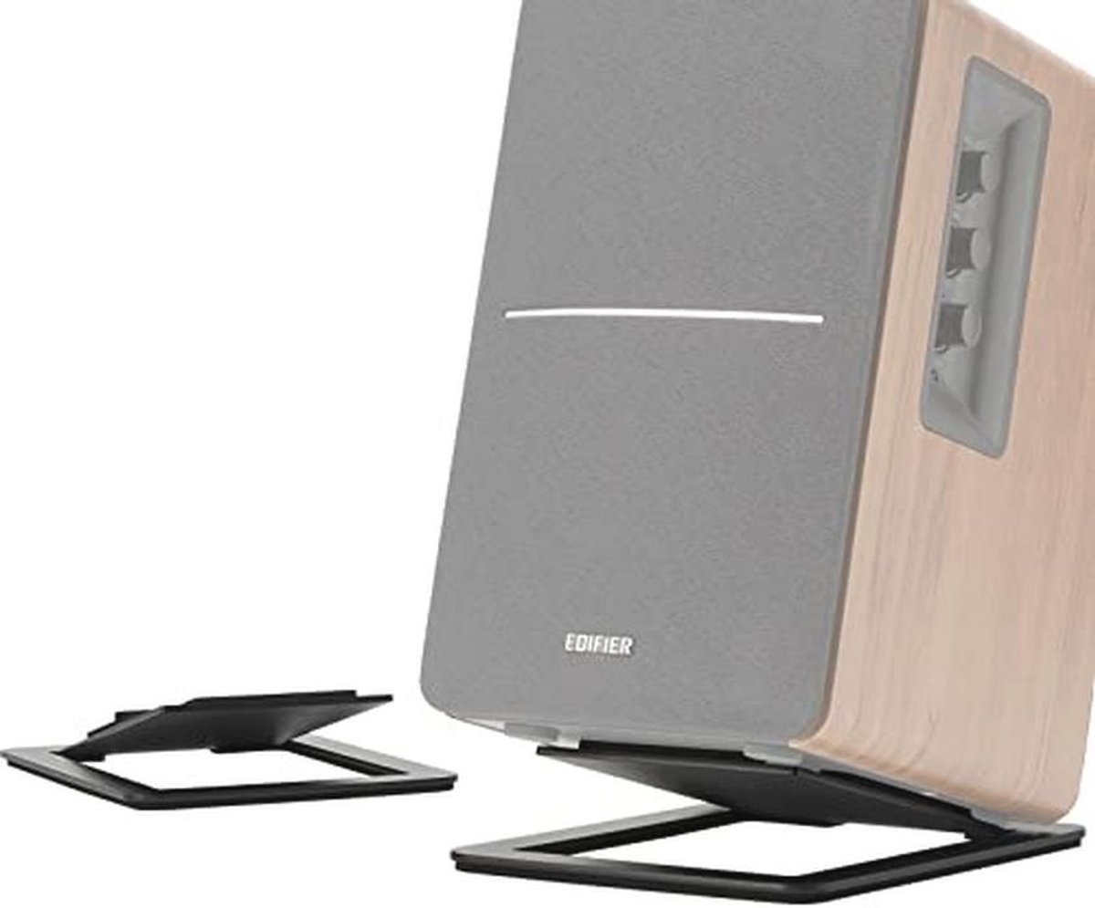 Desktop luidsprekerstands met 15 graden kanteling - zwart