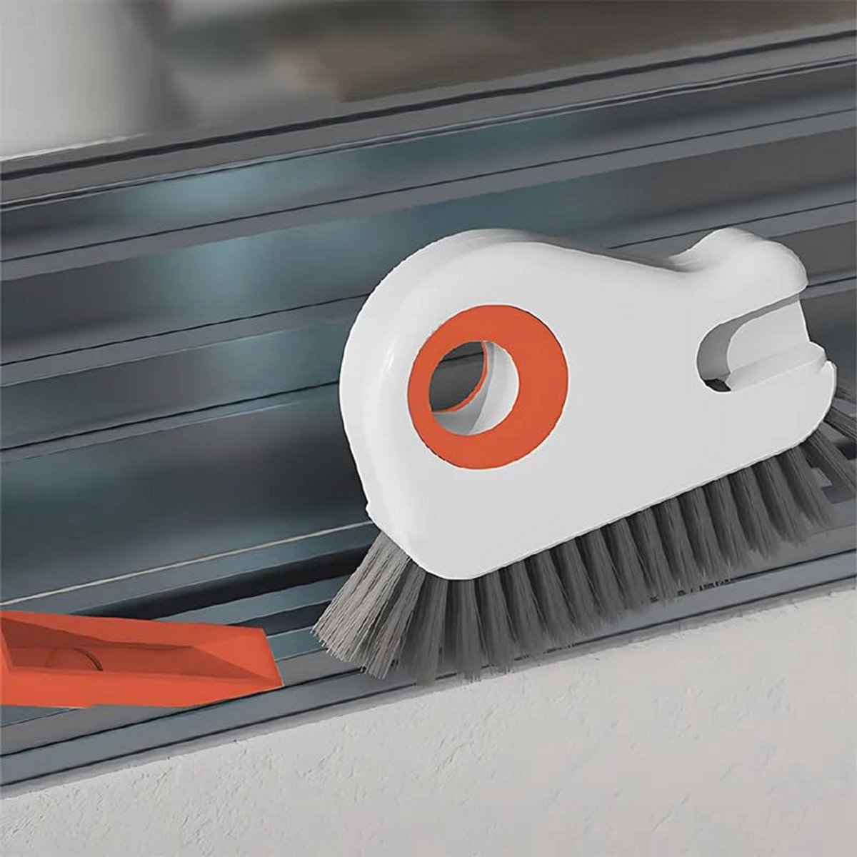 Multifunctionele 2-in-1 reinigingsborstel voor ramen en schuifdeuren
