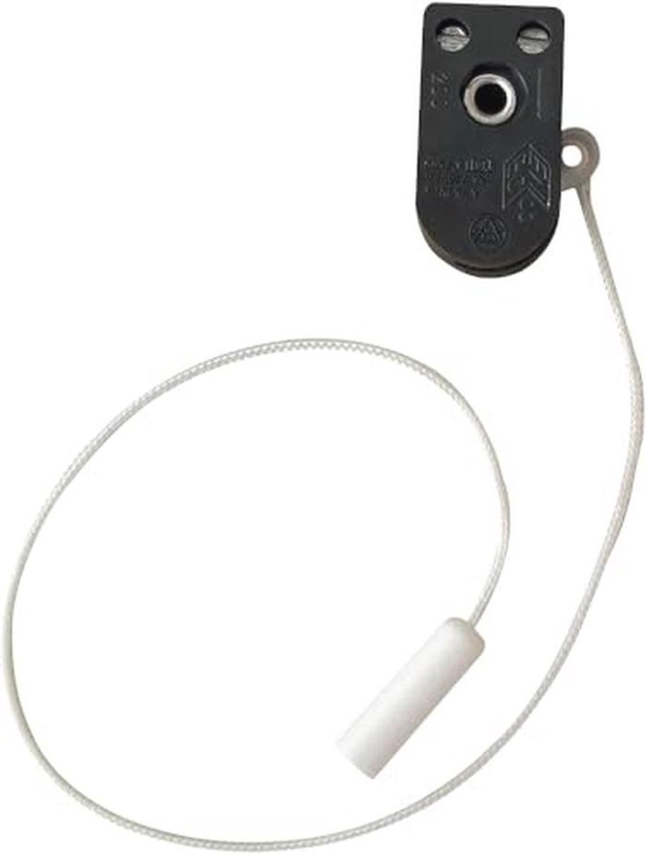 Inbouw-trekschakelaar 1-polig 250 V 2 A voor binnen - Stijlvolle verlichting en veilige installatie