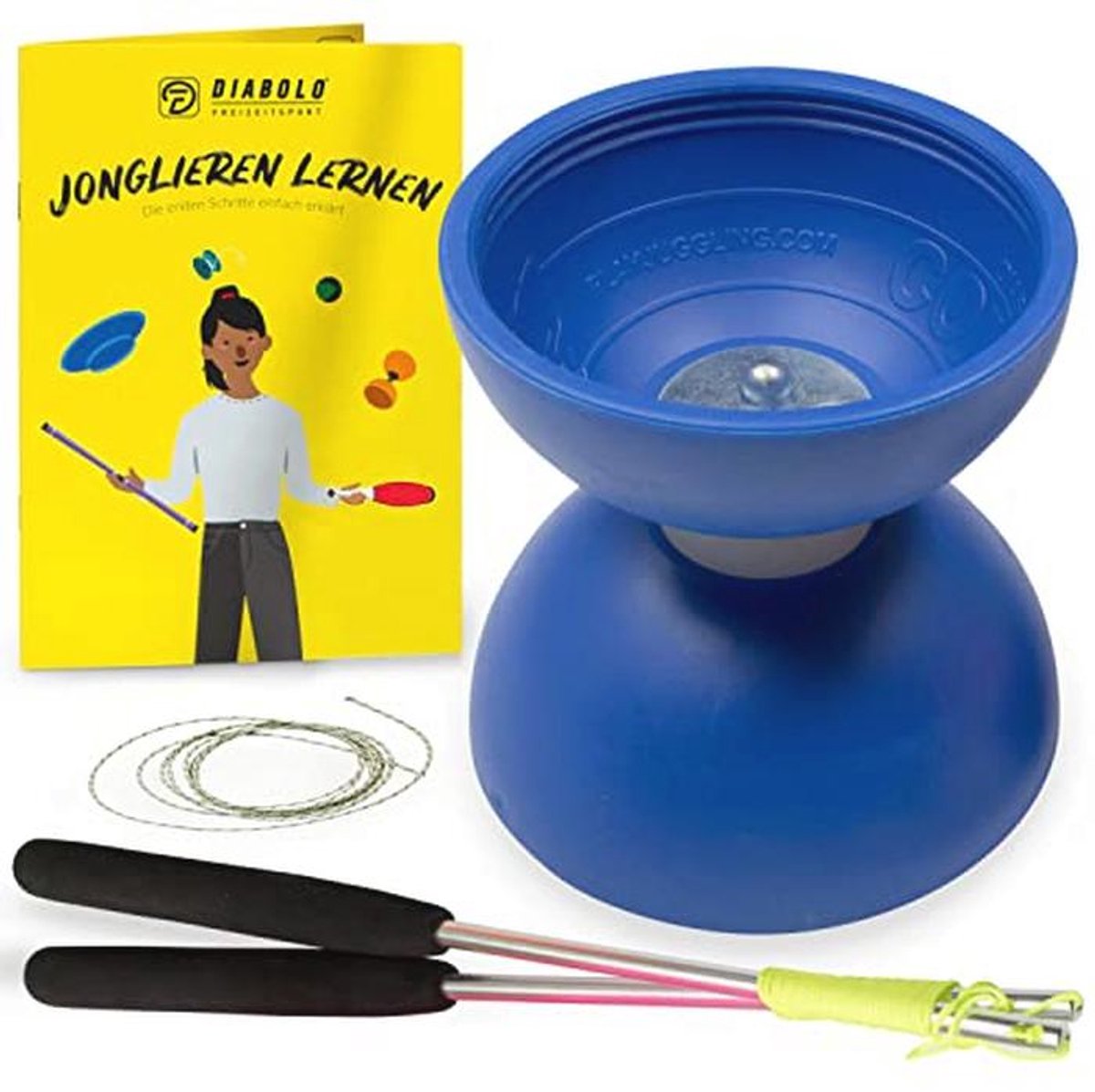 Diabolo-set voor Kinderen en Beginners - Compleet met Reservekoord en Handleiding