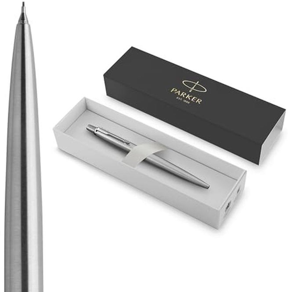 Mechanisch potlood roestvrij staal met chroomafwerking | 0.5 mm | Perfect cadeau