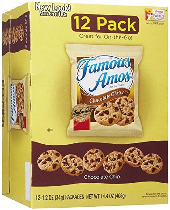 Chocolate Chip Mini Cookies Multipack - 12 Stuks | bol