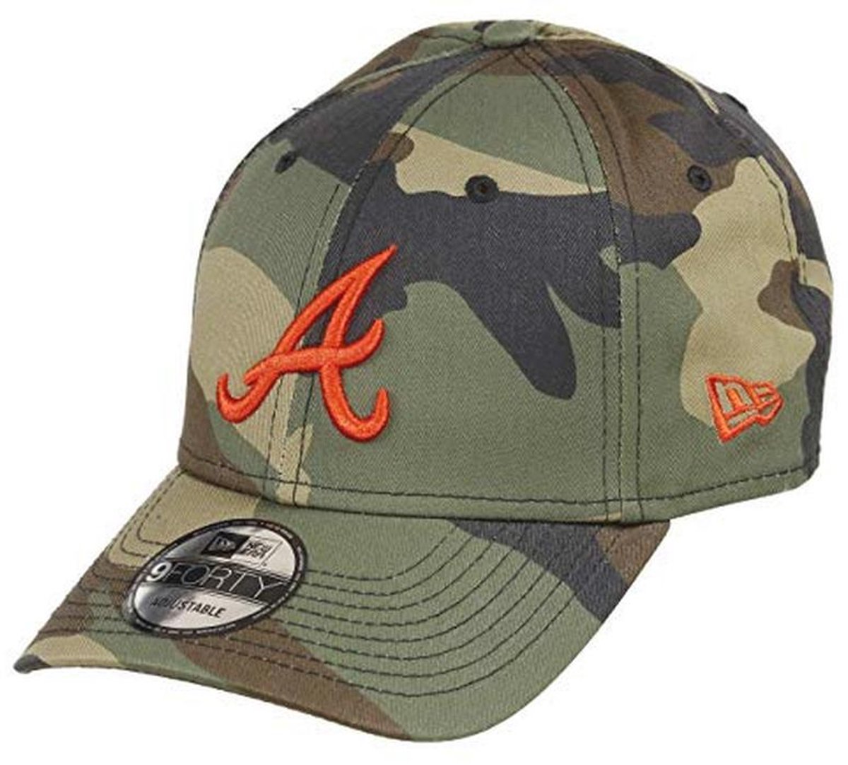 Verstelbare Camo Baseballcap met 3D Teamlogo voor Fans