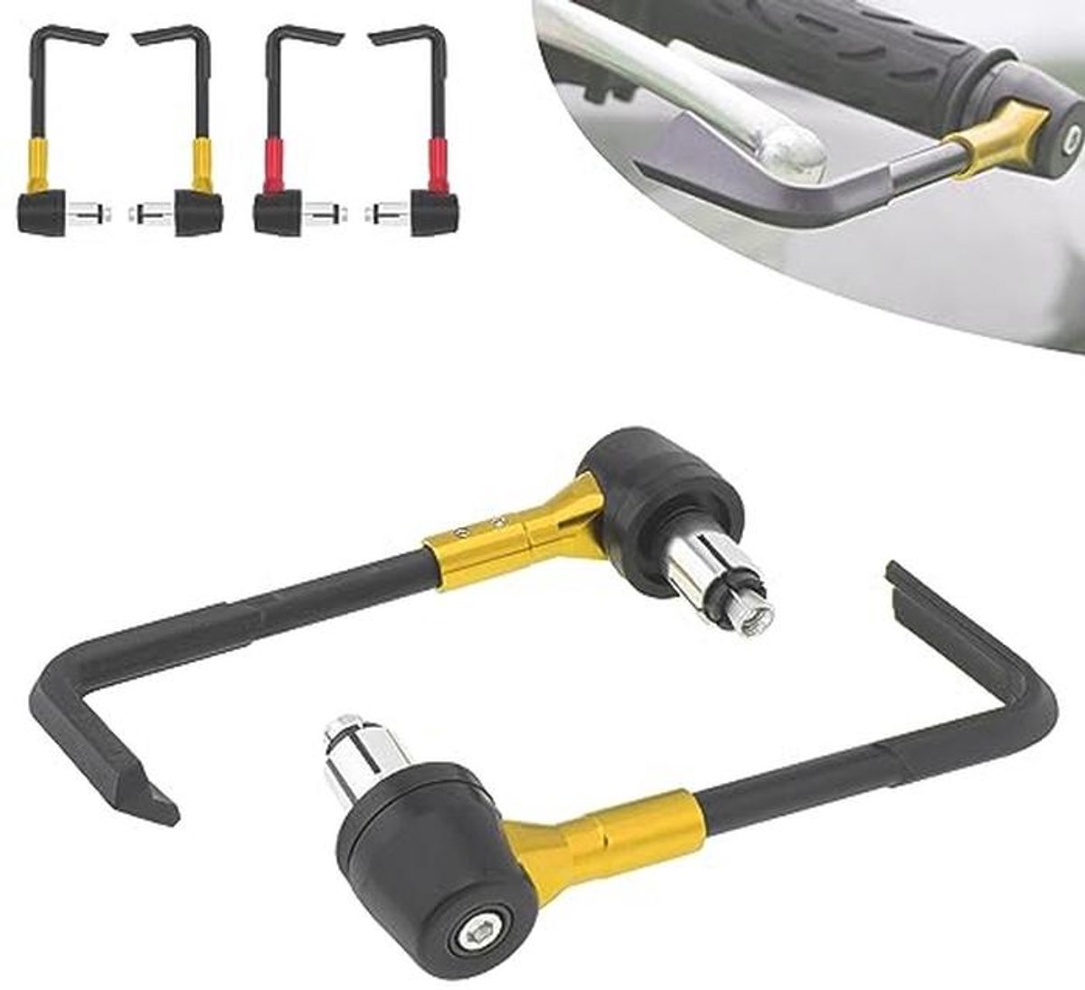 Handhendelbeschermers voor motorfietsen en scooters - universele 7/8 inch rem- en koppelingsbeschermer