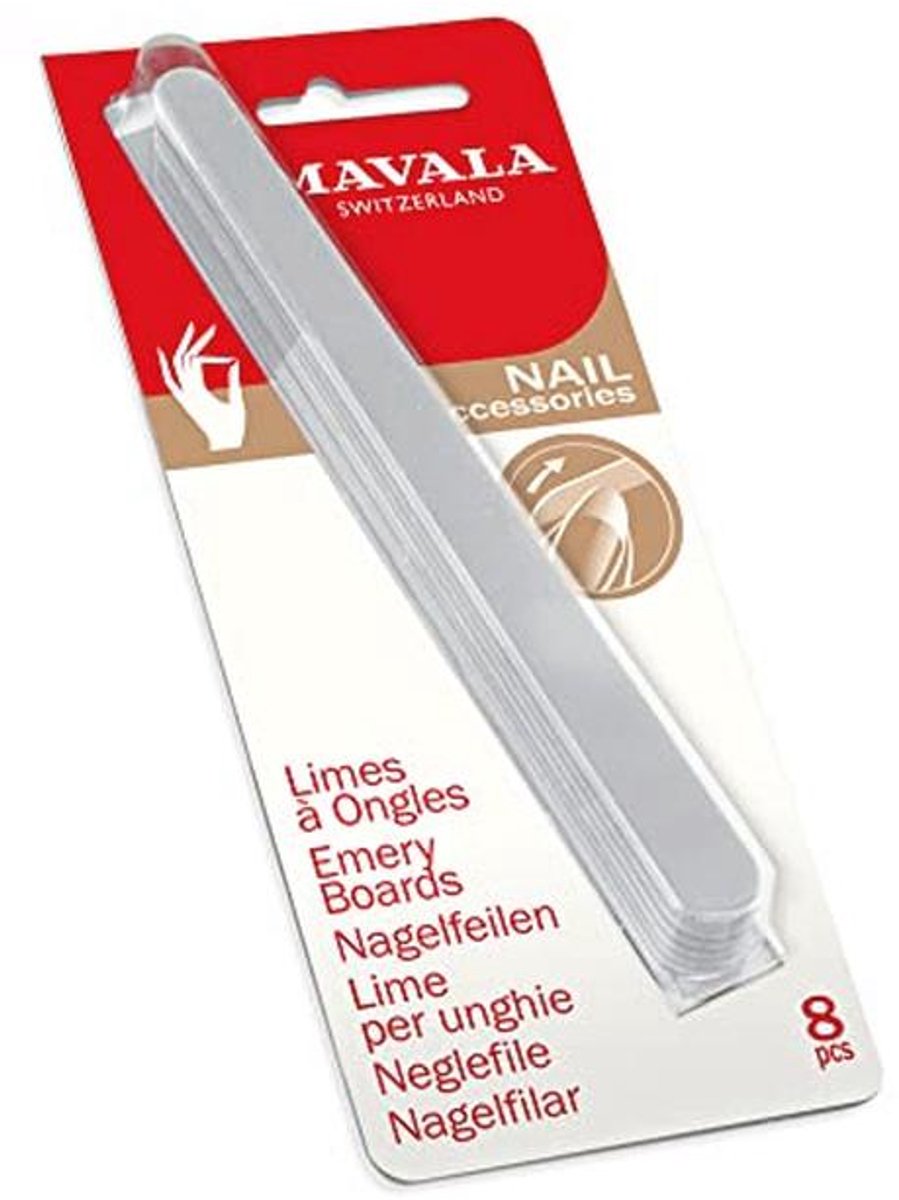 Zandblad Nagelvijlen - 8 Stuks voor Gevoelige Nagels