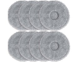 Dweilpads Geschikt Geschikt voor Dreame L10s Ultra, L10 Ultra, L10s Pro, Xiaomi X10+ 8-pack