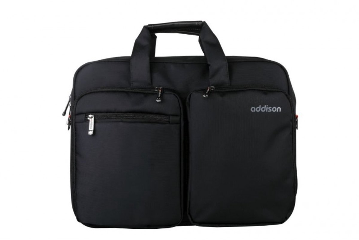 Laptoptas Addison Preston 15 Zwart Monochrome 15,6''