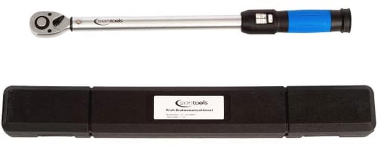 Professionele momentsleutel ½ inch met omkeervoorziening en dubbele schaal