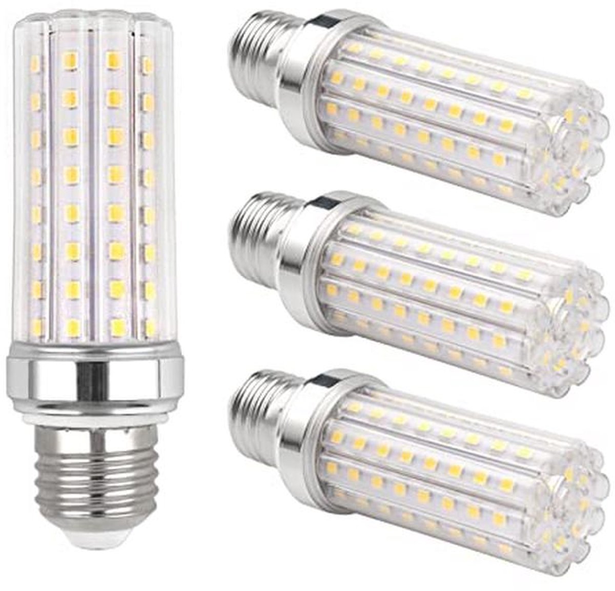 E27 LED maïskolf gloeilamp 15W - 2000 Lumen, neutraal wit 4000K, niet dimbaar