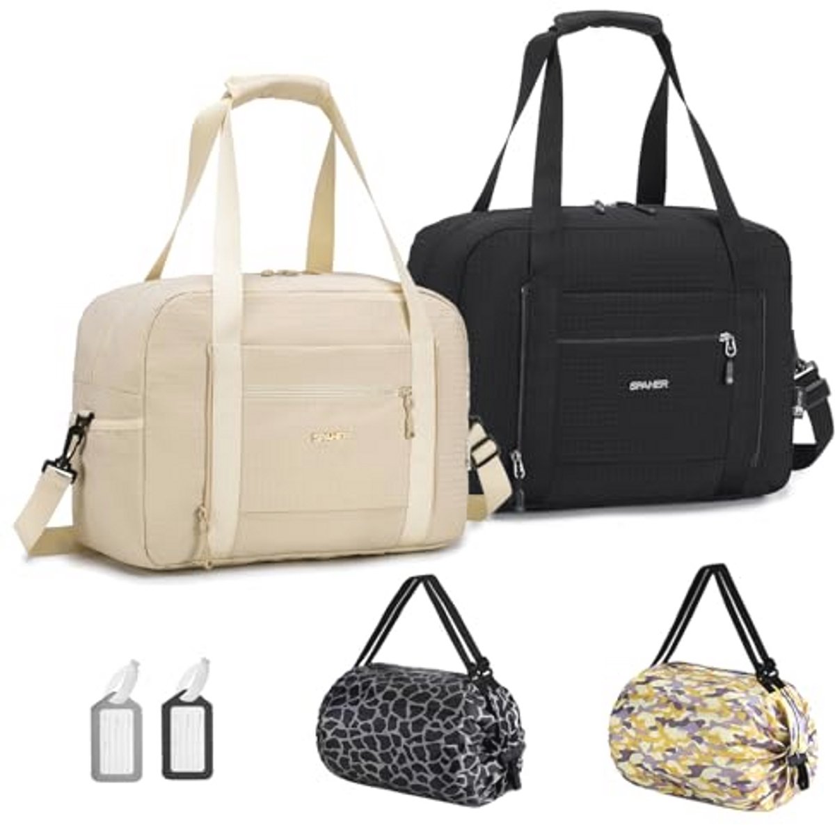 Lichte Reistas 40x30x15 met Natte Pocket - Waterdichte Weekendtas voor Sport en Reizen