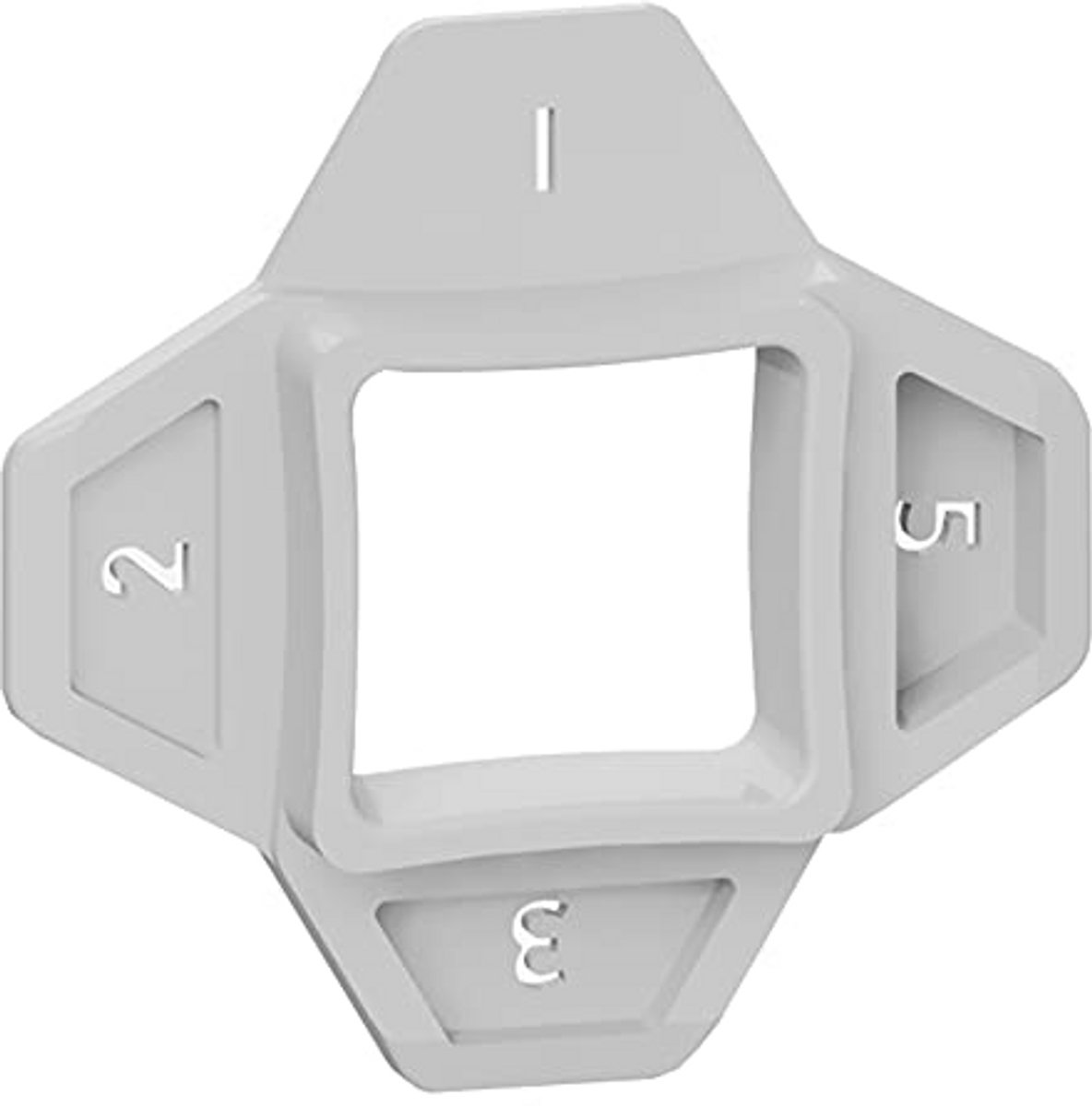 Voegenafstandshouder 4-in-1 voor Tegelleggen - 125 Stuks, Geschikt voor 1 mm, 2 mm, 3 mm en 5 mm Voegen
