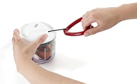 Handmatige Keukenmachine - Voedselhakker en Groentesnijder - Vaatwasserbestendig - Compact Ontwerp met 5 Jaar Garantie — afbeelding 2