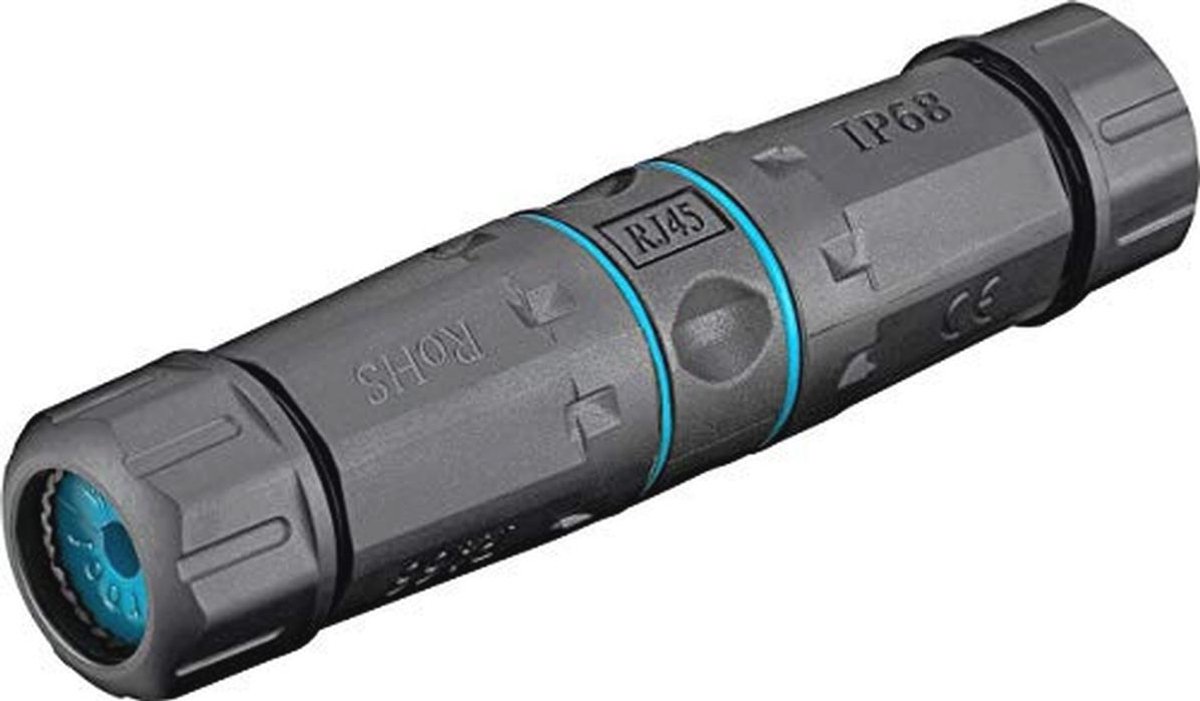 Buiten IP68 LAN Netwerkkabel Connector CAT 6A UTP - Waterdicht en Stofdicht