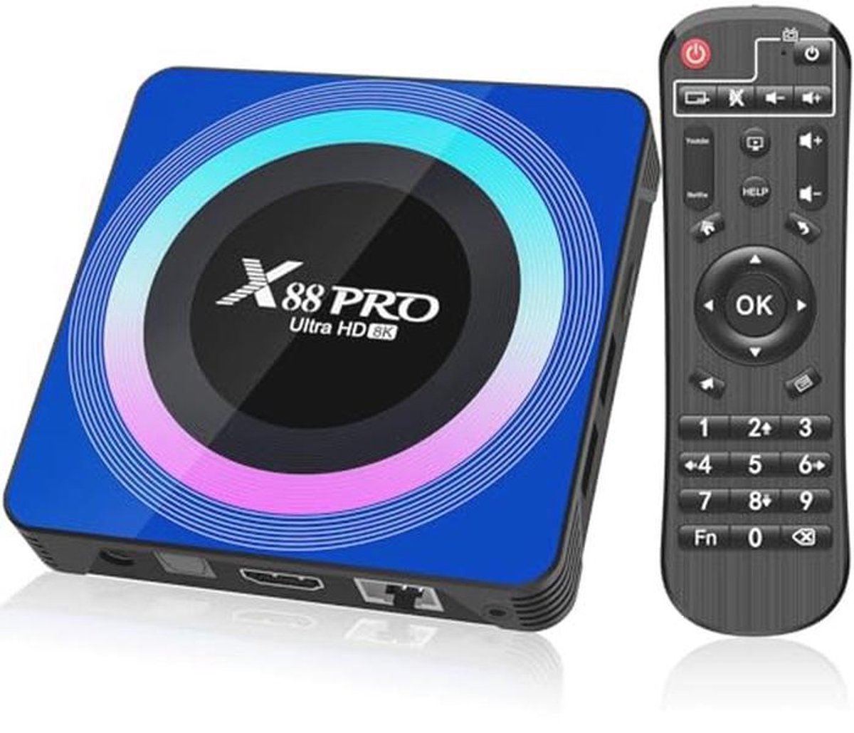 Android 13.0 TV Box - 4GB RAM, 32GB ROM, RK3528 Quad-Core, WiFi 6, Bluetooth 5.0, HDMI 8K