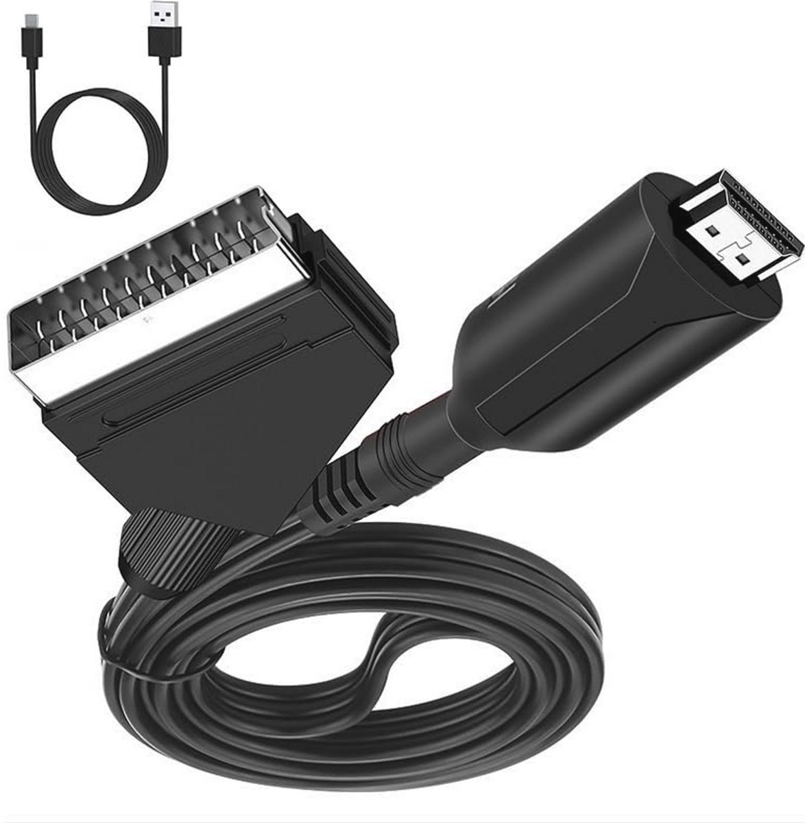 Scart naar HDMI adapterkabel - converter voor 720p/1080p HDMI output