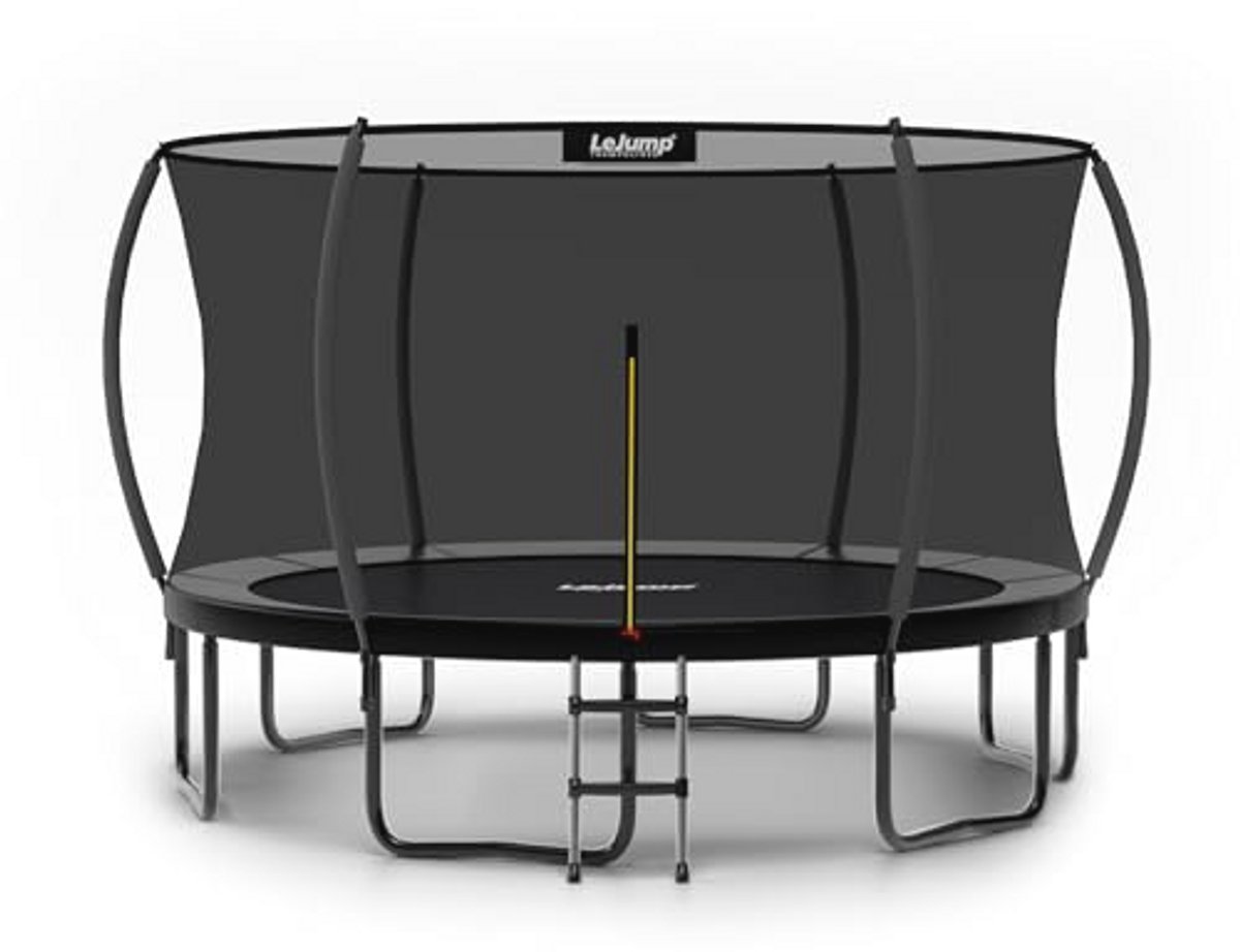 Trampoline Ø305/366 cm met veiligheidsnet en randafdekking voor tuin en fitness