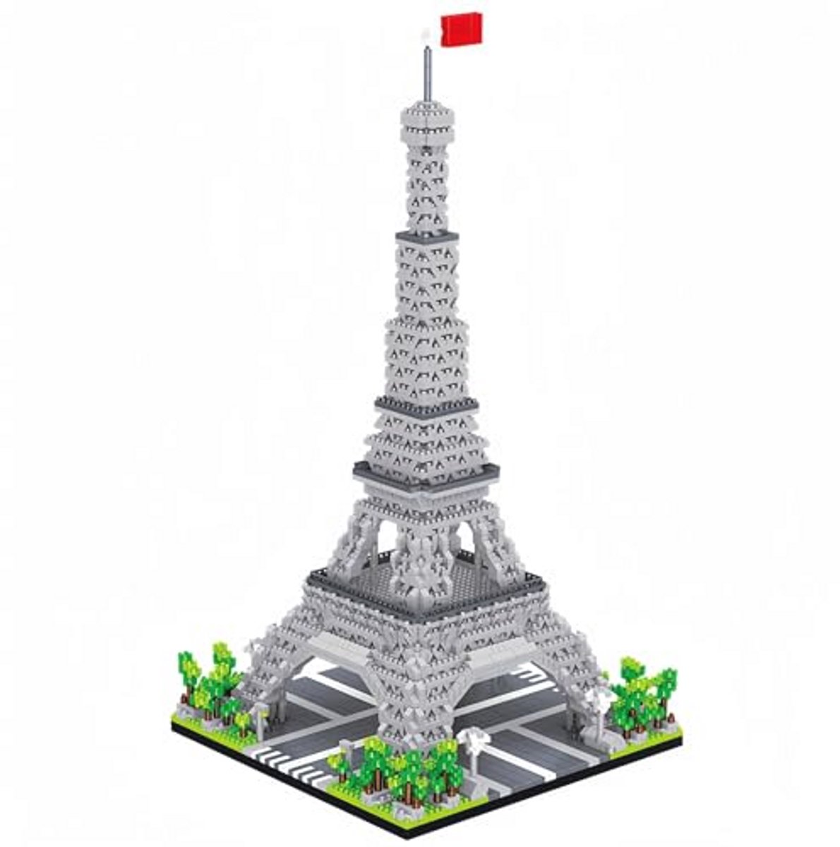 Eiffel Tower Micro Mini Building Blocks Set - Creatieve Volwassenen Knutselproject