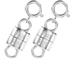Magnetische sieradensluitingen 925 sterling zilver voor leningen en DIY sieraden