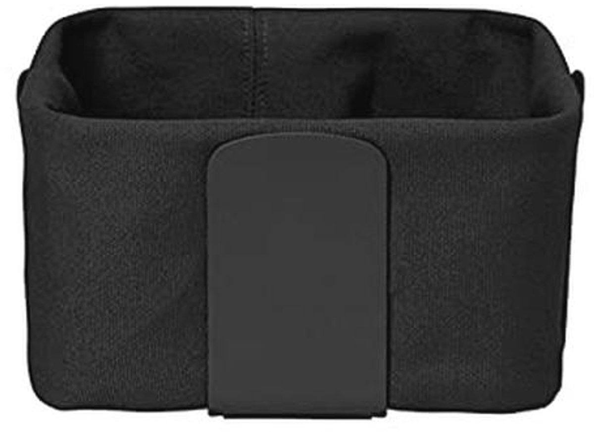 Broodmand S - Elegante zwarte tint voor voedselopslag - 20 x 20 cm