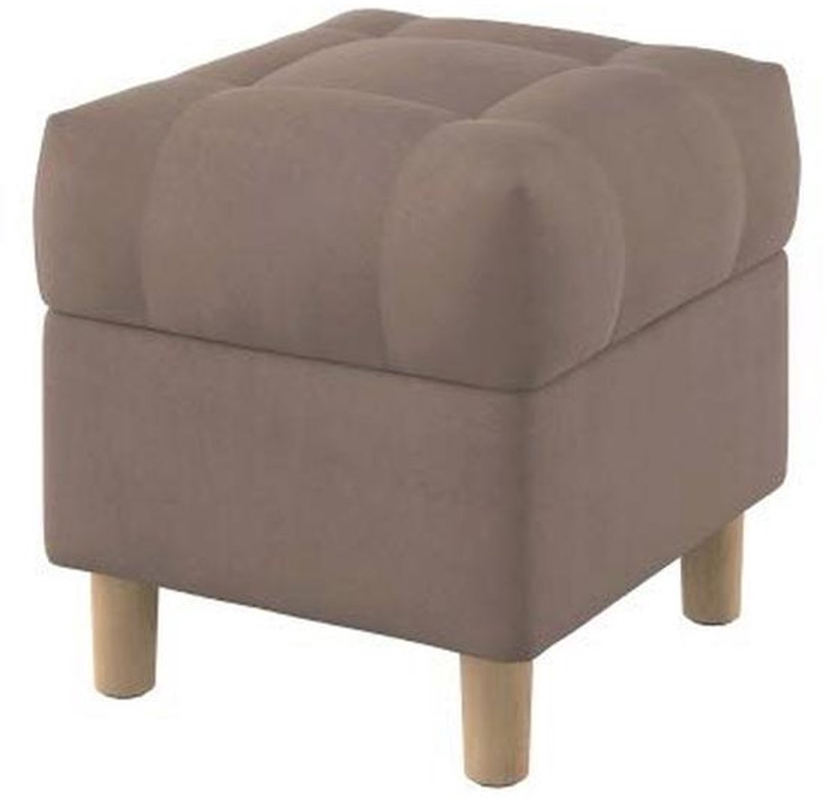 Knooploze Zitbank met Opbergruimte, Rechthoekig Voetenbankje in Majestic Velvet Brown - 40 cm Breed, Stijlvol Meubel voor Slaapkamer en Hal