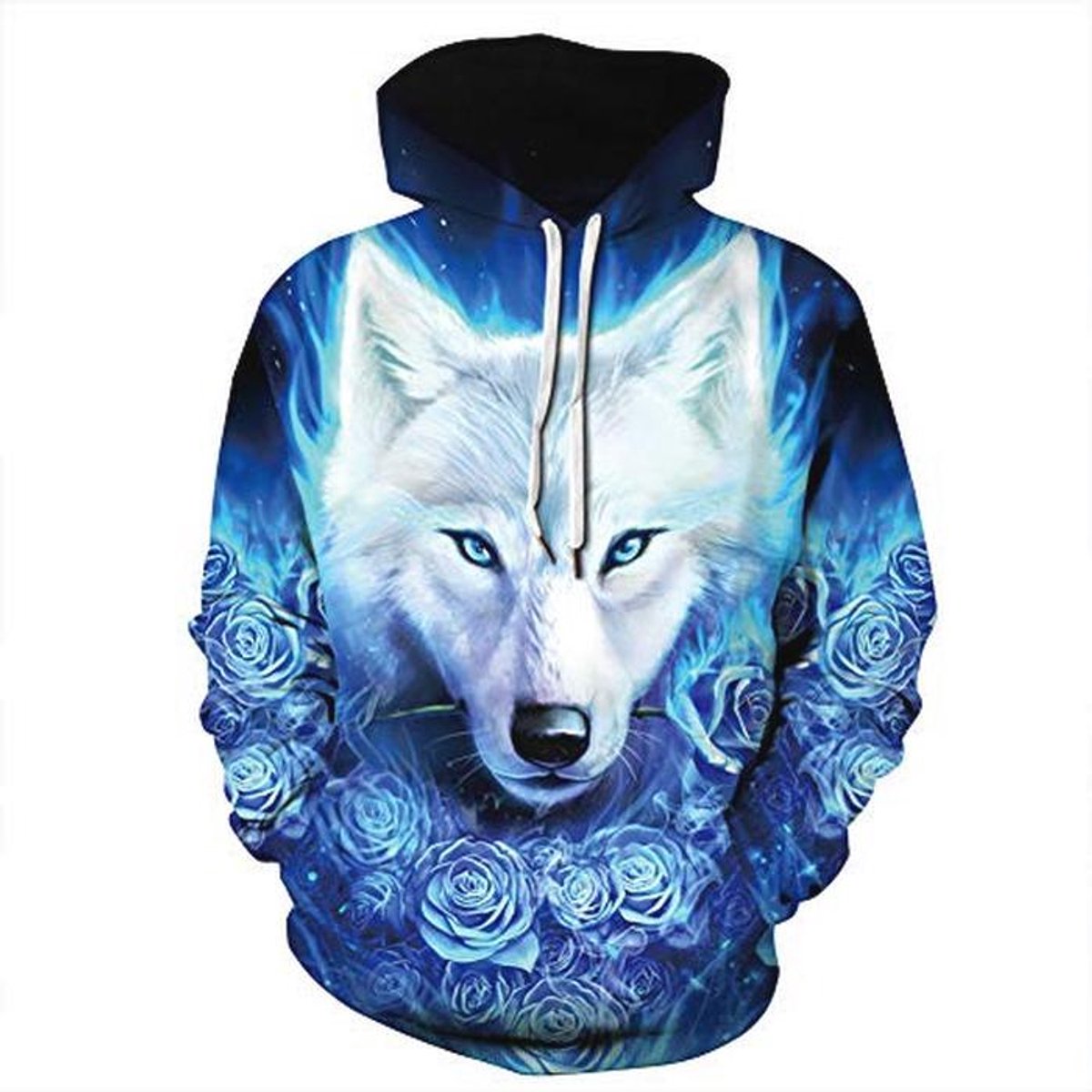 Unisex 3D-Print Hoodie met Capuchon voor Halloween en Feestdagen