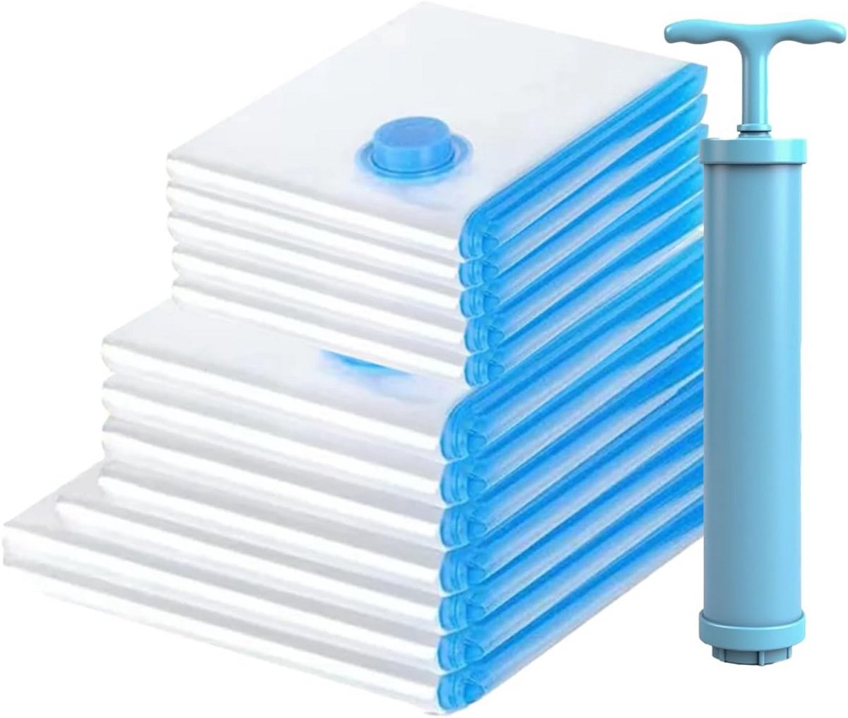 Vacuümzakken voor Kleding en Reisgebruik - Set van 12 Stuks