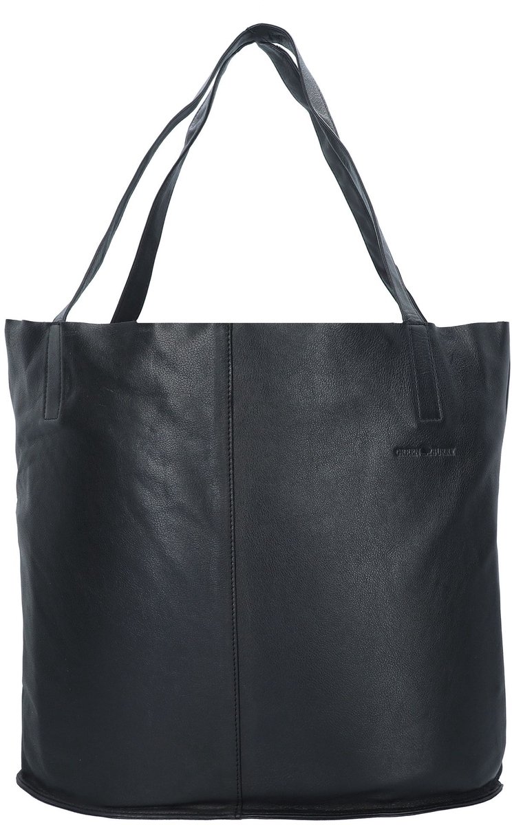 Greenburry Nappa Shopper Tas Leer 43 cm - 16 L - black