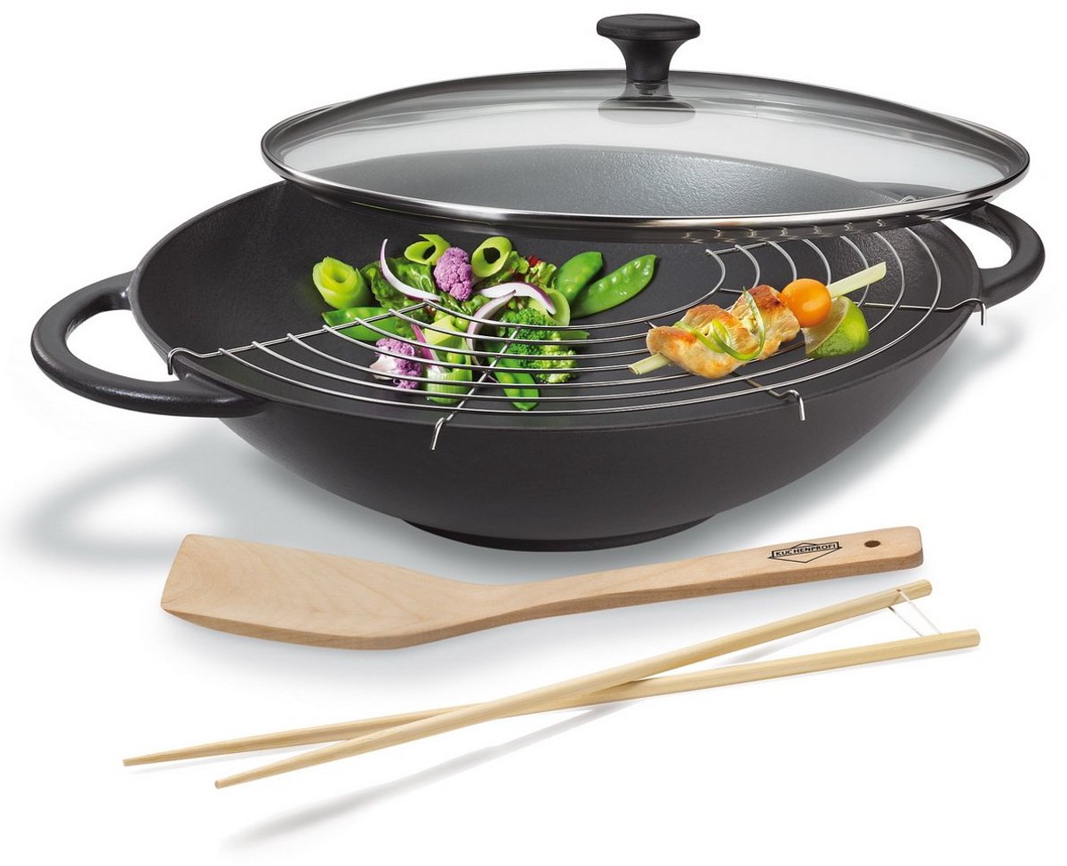 Professioneel Wokset zwart