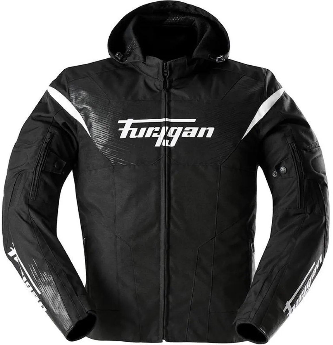 Furygan Shard Jas Met Capuchon Man Zwart