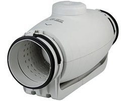 Geluidsdichte Halfradiale Buisventilator 100 mm - Rustige Luchtverversing