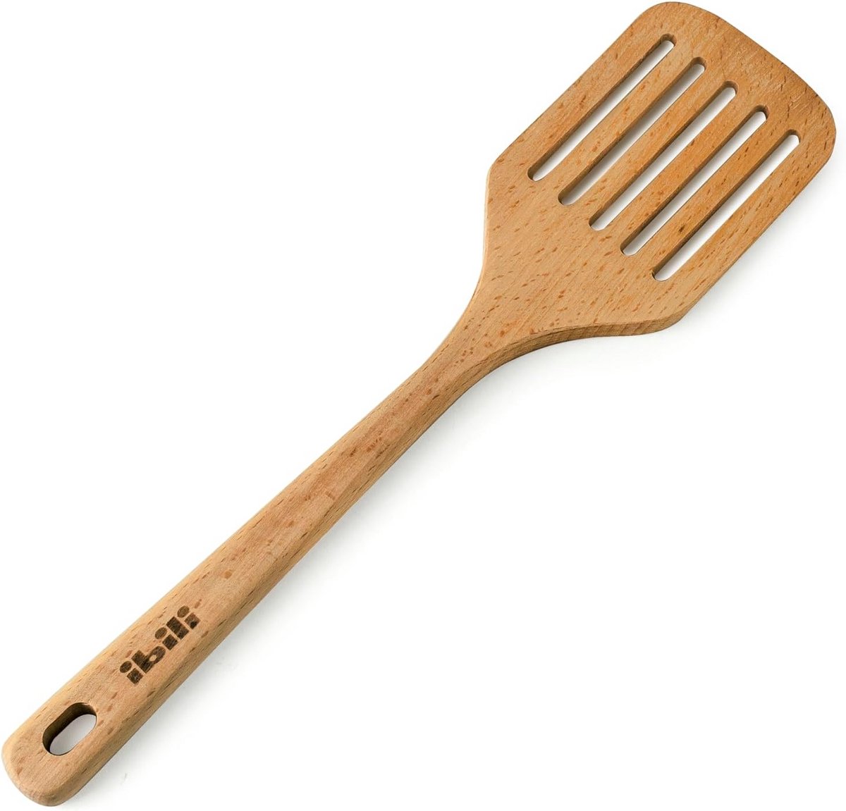 Houten spatel 33 cm - massief beukenhout met oliecoating