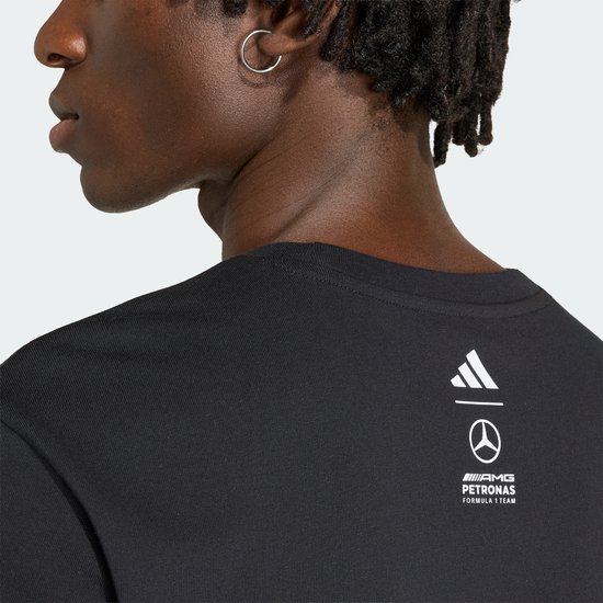 Adidas Performance Mercedes - Amg Petronas Formule 1 Team George Russell Graphic T-Shirt - Heren - Zwart van adidas Performance — afbeelding 2