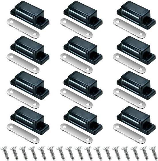 Deurmagneten voor kastdeuren, zelfklevend, 4 stuks
