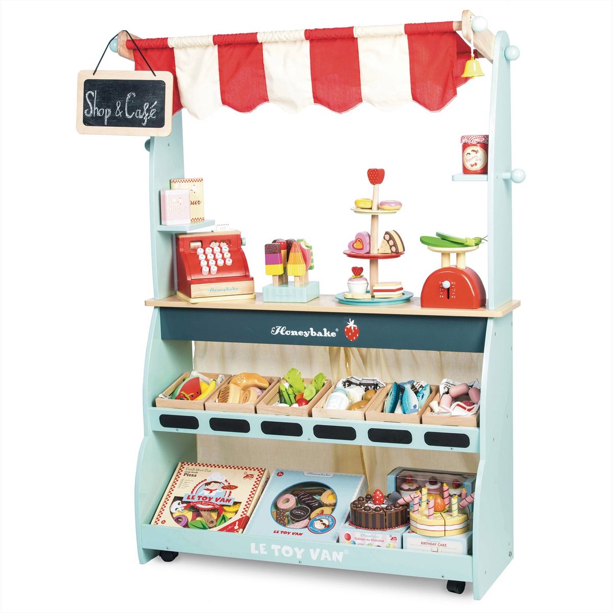 Le Toy Van - Eetkaffee en winkeltje Honeybake - Houten kinderkeuken — afbeelding 6