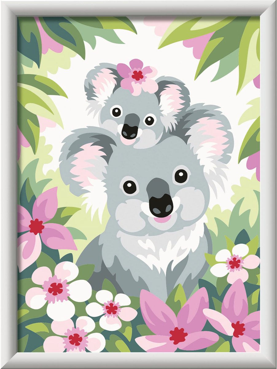 Ravensburger CreArt Koala Cuties - Schilderen op nummer voor kinderen — afbeelding 4