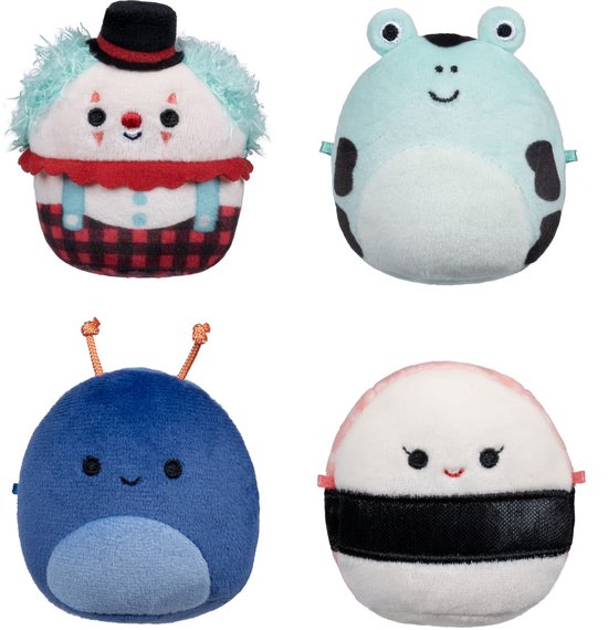 Micromallows knuffel 4-pack Salmon