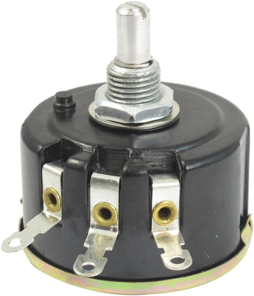 1K Ohm 5W Ronde As Rotatieve Draad Wond Potentiometer