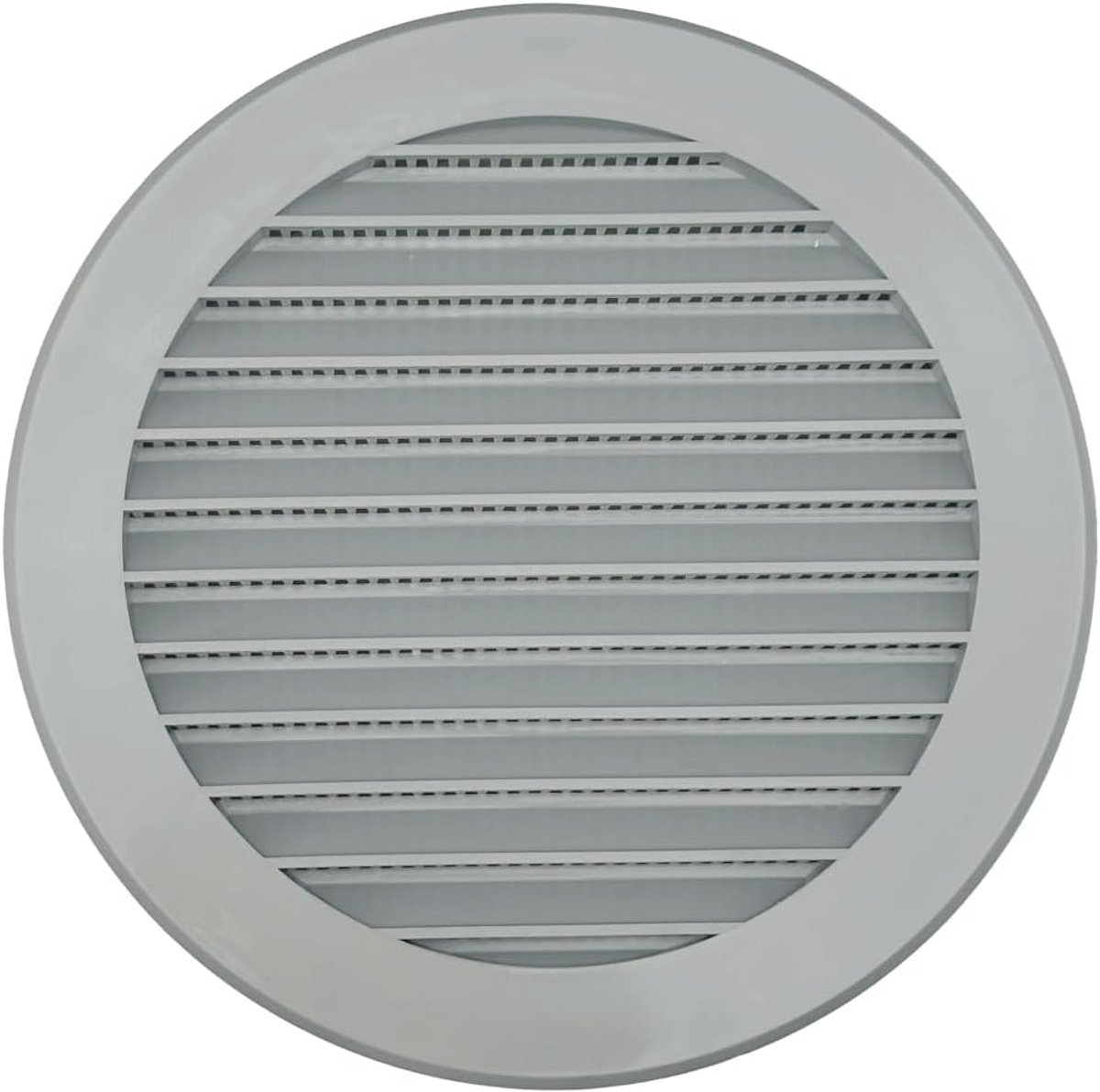 Ventilatierooster met Insectenbescherming - Kunststof Afvoerluchtrooster met Rond Luchtgeleidingselement - Diameter 125