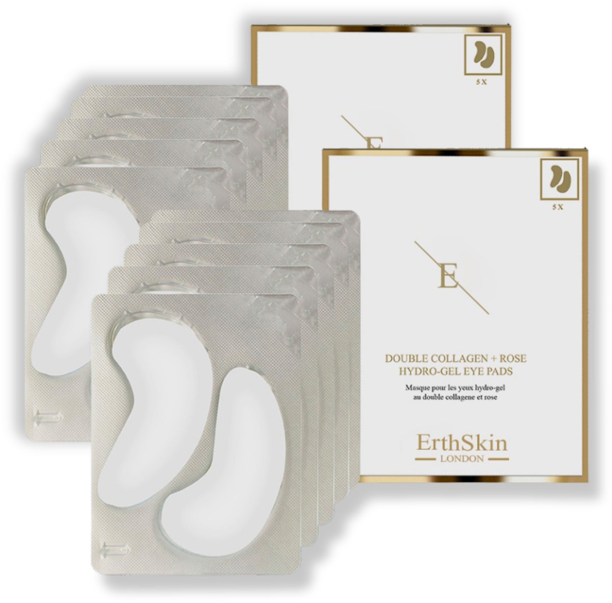 ErthSkin London Dubbel Collageen Rozen Oogpads set