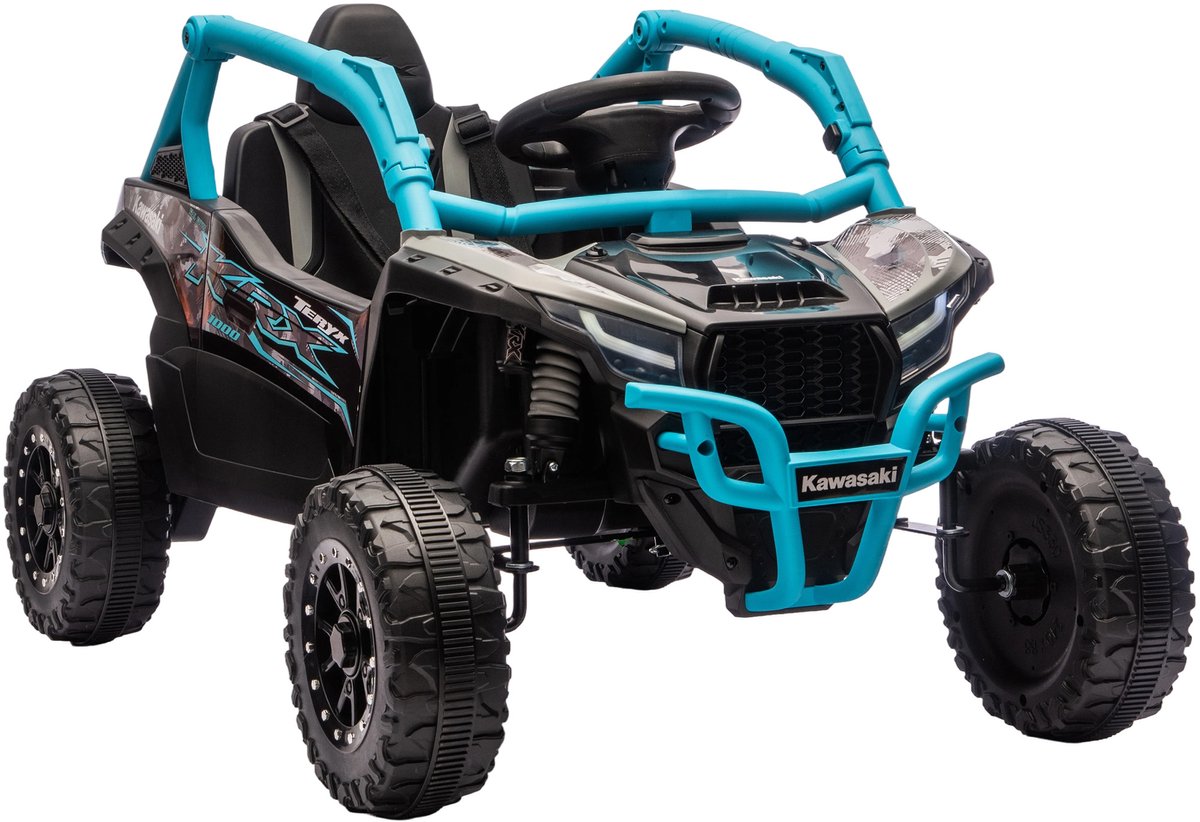Aiyaplay kids elektrische auto - 3-5 km/h- 100x64x56 cm - blauw