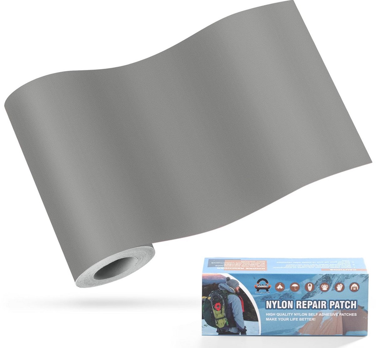 Nylon Zelfklevende Reparatie Patch 10x160cm - Waterdicht en Ideaal voor Tenten, Donsjacks en Slaapzakken